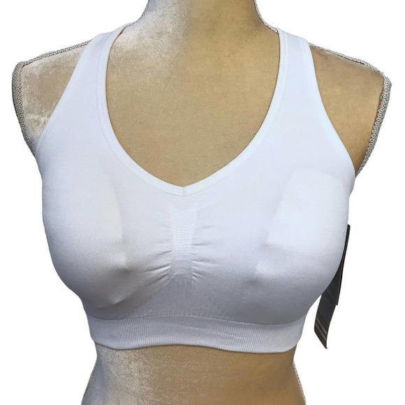 Ideology NWT White Performance Sports Bra Women M - Picture 1 of 11